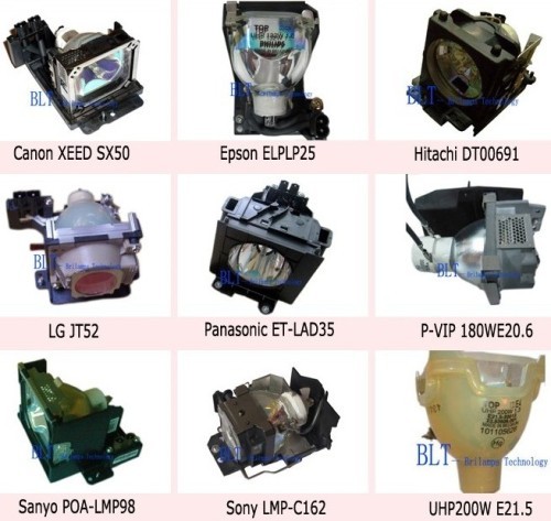 all brand of projector lamps