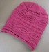100% wool Wine red knitted hat