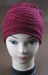 100% wool Wine red knitted hat