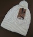 60% cotton 40% acrylic +100% polyester fleece lining knitted hat