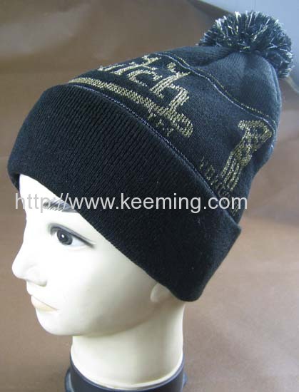 VonDutch knitted hat with pompon 
