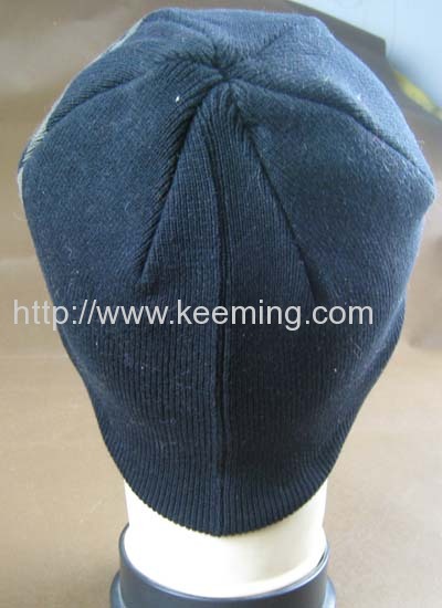 Cotton jacquard double layer hat