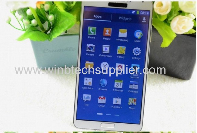 Note 3 Smart Phone Android 4.3 MTK6589 Quad Core 1G RAM 5.7 Inch 8.0MP Camera