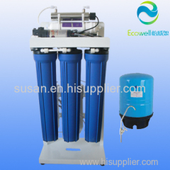 300G commercial ro water purification system with UV sterilizer,6 stage commercial ro system