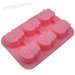 Christmas silicone bakeware cake molds with snow man shaped