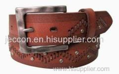 Leather belt