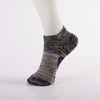 Jacquard Knitted Mens Casual Socks , Fancy Mens Gray Ankle Socks