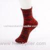 Embroidered Mens Casual Socks , Double Cylindered Mens Colored Socks