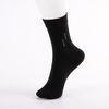 Jacquard Mens Casual Socks , Beautiful Warm Black Sport Socks