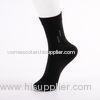 Jacquard Mens Casual Socks , Beautiful Warm Black Sport Socks