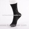 Comfortable Mens Casual Socks Black With Customized Printing