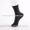 Beautiful Jacquard Mens Casual Socks Black With Customized Printing