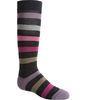 Striped Cotton Knee High Socks