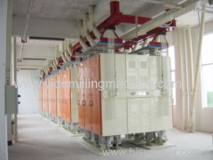 Square Plansifter in wheat milling for sieving and grading flour with different mesh sizes in wheat and maize milling