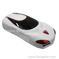 Fashion style Racing cars Shape Mobile Power Supply (LED Torch Light) (4000MAH)