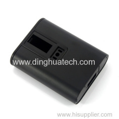 LCD mobile power supply with single USB output with 4000mAh capacity