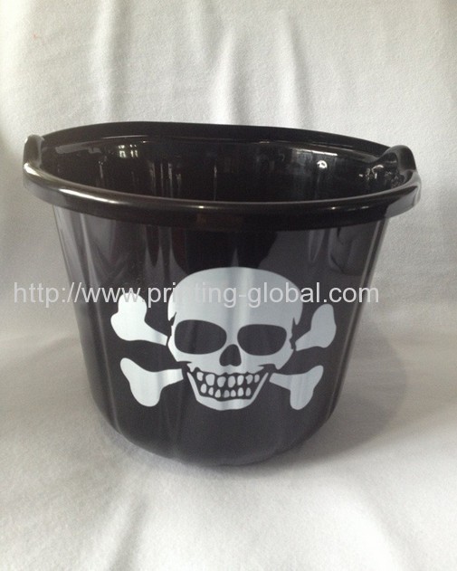 Hot stamping foil for Halloween bucket