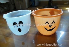 Hot stamping foil for Halloween bucket