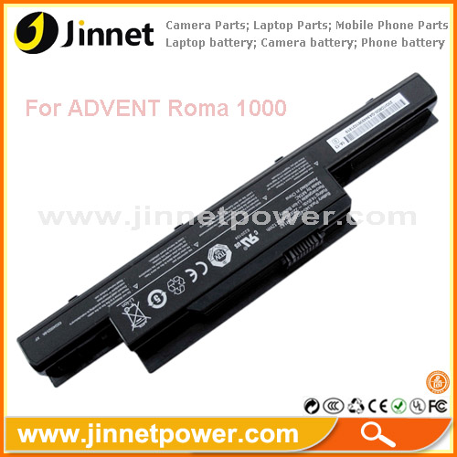 Newest notebook battery for Advent Roma 1000 2000 3000 with high quality