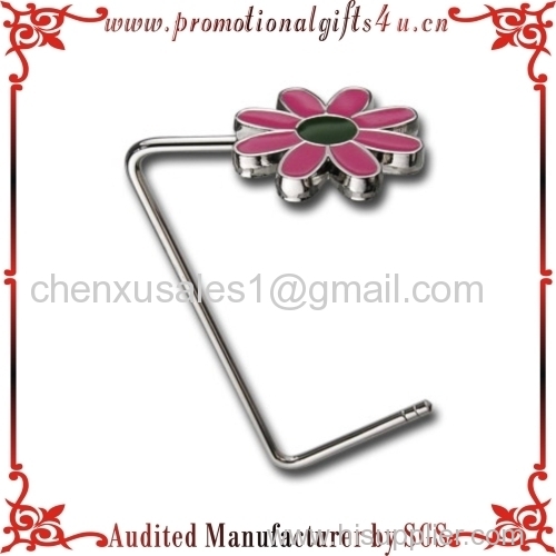 Daisy Bag Hook with Soft Enamel