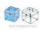 1.8mm Transparent Acrylic Cosmetic Case With Lock For Makeup Artist