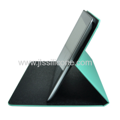 fashionable leather cover case for iPad 2 stand