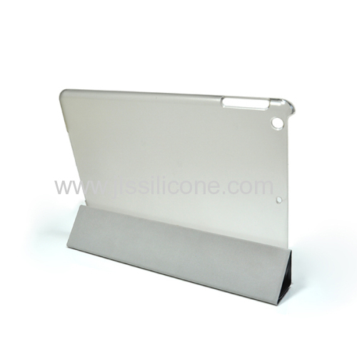 Fashion design leather cover for ipad air stand