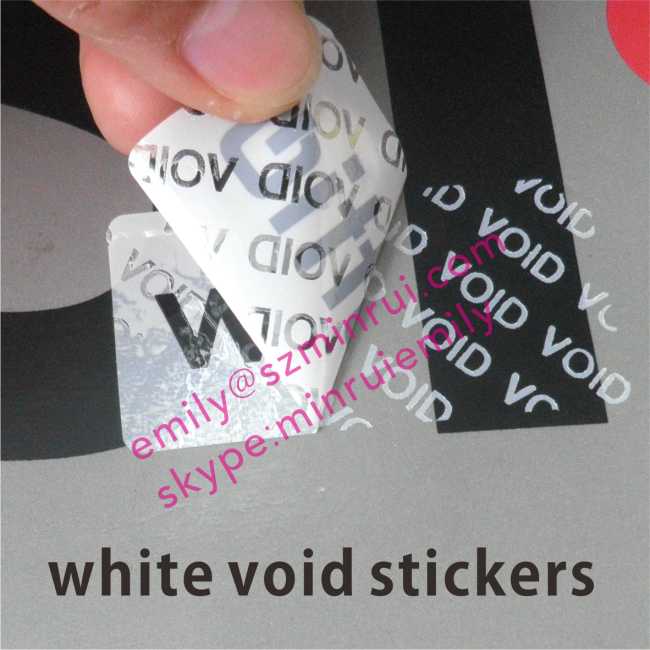 Custom Void Security Stickers Printing,Self Adhesive Tamper Proof VOID Seal Stickers,Tamper Evident Seal Stickers