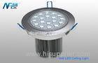 240v 1500lm 18watt Warm White LED Recessed Ceiling Lights For School