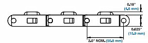 Transverse Roller Top Plastic modular belt