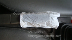PE hand brake cover, without elastic band, Plastic hand brake cover, Disposable PE hand brake cover