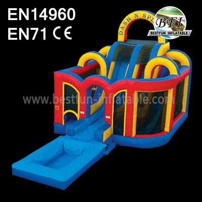 InflatablebounceCastle combo with slide