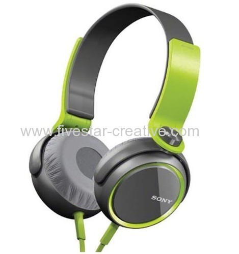 Sony MDR-XB400 Extra Bass Series On Ear Headphones Green