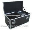 Black 5mm EVA Aluminum Flight Cases Four Wheels For Carry Tools