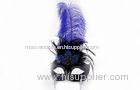 Luxury Unique Masquerade Masks Blue Macrame For Mardi Gras Party