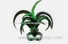 Venetian Macrame Mask Feather , 15" Mens Masquerade Ball Masks