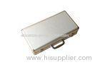 Silver Aluminum Watch Storage Cases , Double Side Open And 480*225*120mm