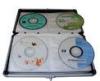 Custom Silver Aluminum Storage Case / CD DVD Boxes With Lock For CD Holder