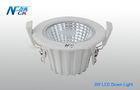 Pure White 12watt 1000lm COB LED Downlight , Interior LED Down Light