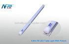 Aluminum 9watt 600mm 800lm SMD T8 LED Tube Light , Pure White LED