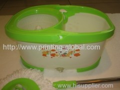 Hot stamping foil for dewatering mop bucket