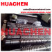 Conical bimetallic twin screws