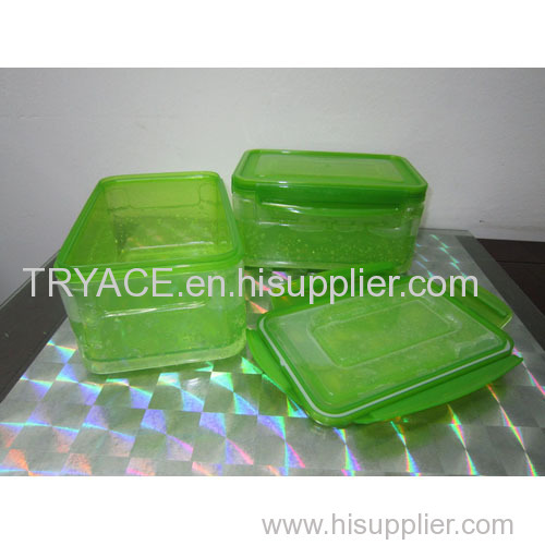 53oz Plastic Double Wall Food Container Keep Cool