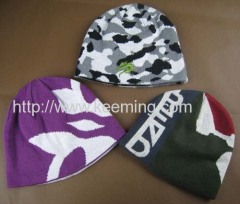 3 kinds of Jacquard hat