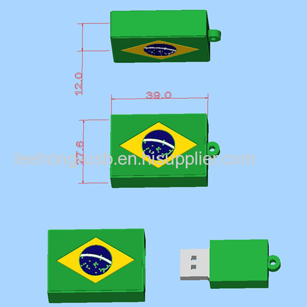 2014 world cup souvenir National flag usb memory