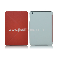 Book Shell Stand case,leather cover for ipad Mini 2