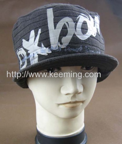 Brand cotton print army hat