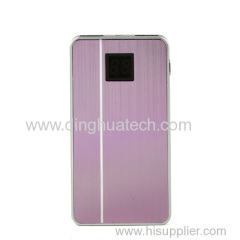Apple phone style mobile power supply with double usb output & led display screen;