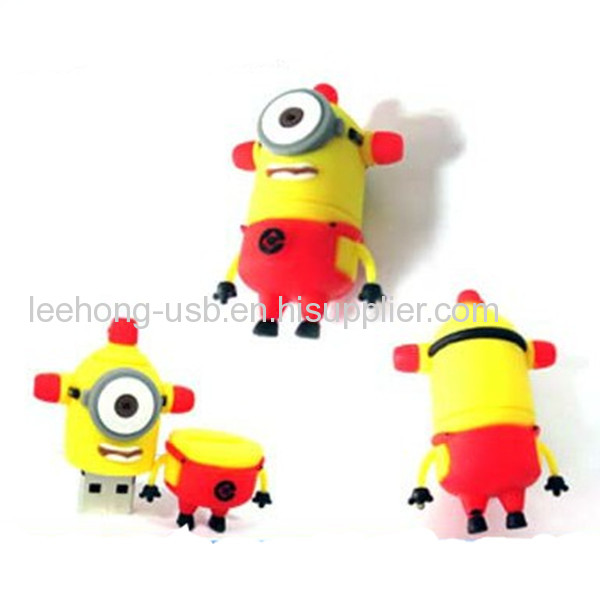 Movie Despical Me cartoon figure 8gb minion usb stick