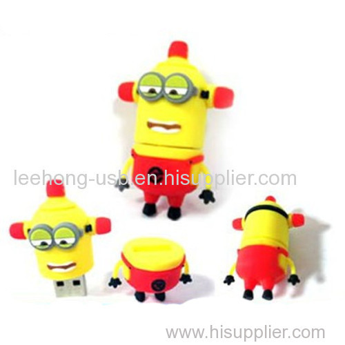 Movie Despical Me cartoon figure 8gb minion usb stick